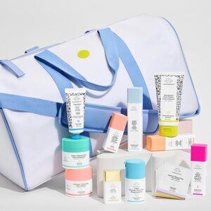 Drunk Elephant Skincare Trunk 9.0 Duffle Bag + Products